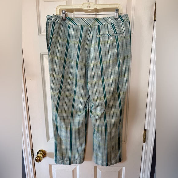 Plaid Green and Blue Pants - Picture 4 of 6